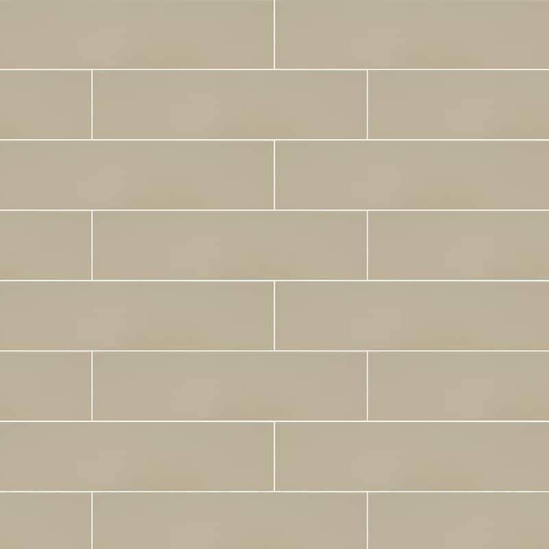 Ackland AKNPTRYZ4X16G-CA Ryze - 4" x 16" Ceramic Wall Tile - Glossy - Tawny