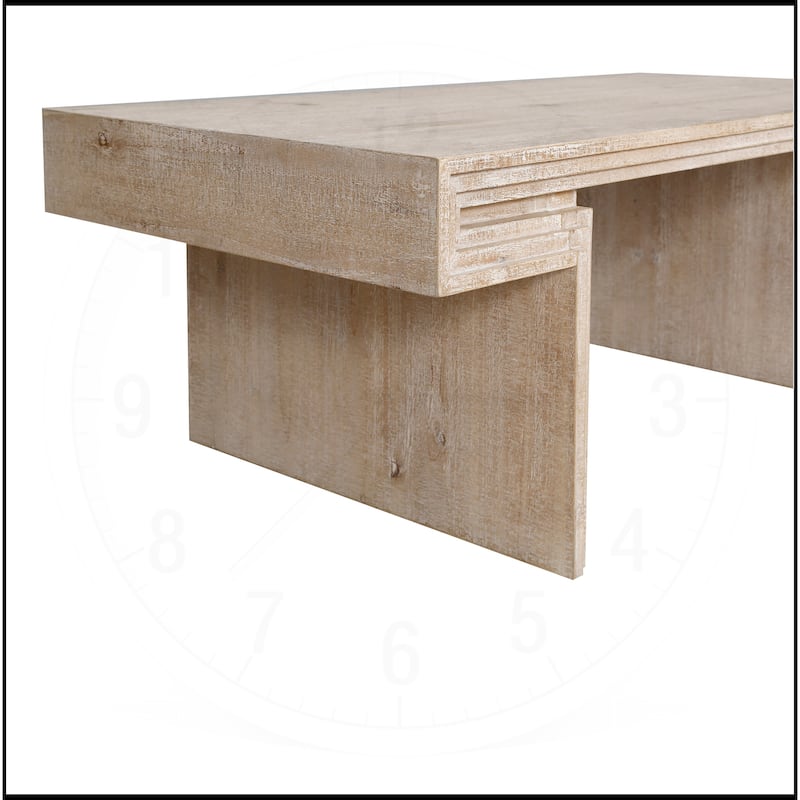 Double-Tier American Vintage Industrial Coffee Table