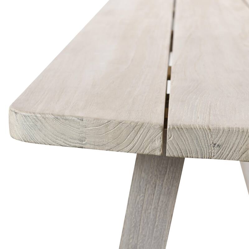 Classic Home Agnes Outdoor Teak Wood Dining Table