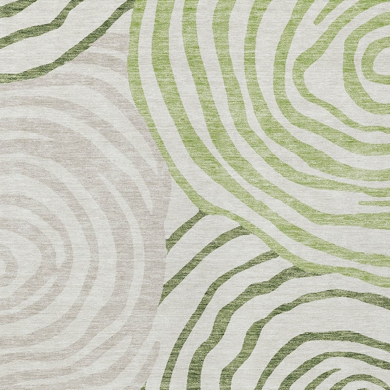 HomeRoots Abstract Transitional Rectangle Outdoor Rug
