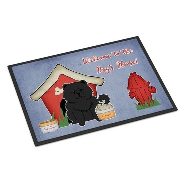 Carolines Treasures BB2897MAT Dog House Collection Chow Chow Black Indoor or Outdoor Mat 18 x 0.25 x 27 in.