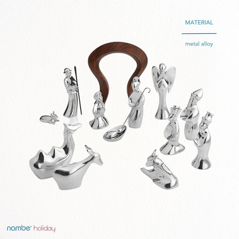 Nambe Metal Mini Nativity 3 Animals