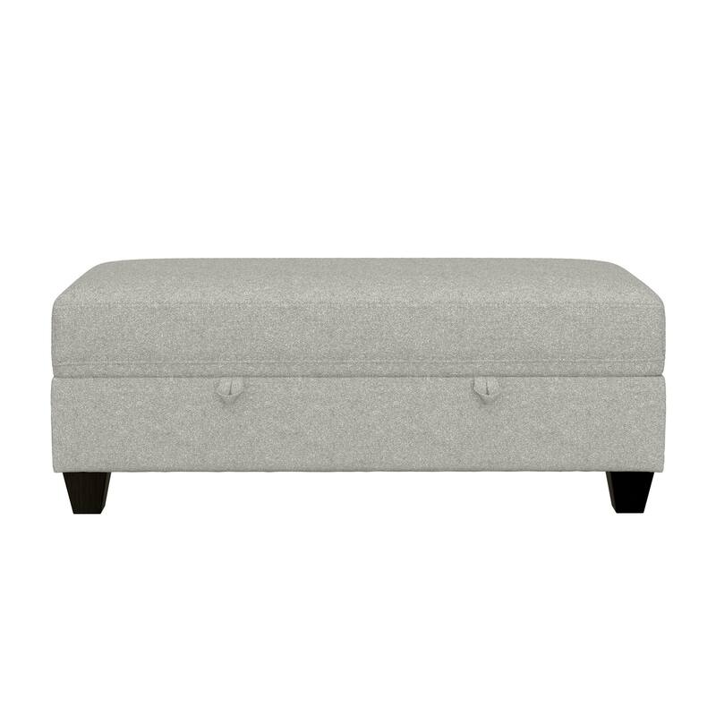 Gray Storage Ottoman
