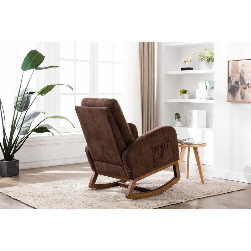 Modern Fabric Rocking Chair