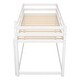 preview thumbnail 7 of 8, Twin over Twin Floor Bunk Bed with Ladder