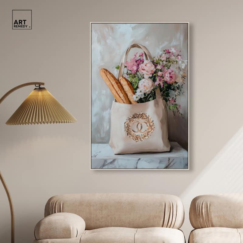 Chic Carryall I Canvas by Art Remedy