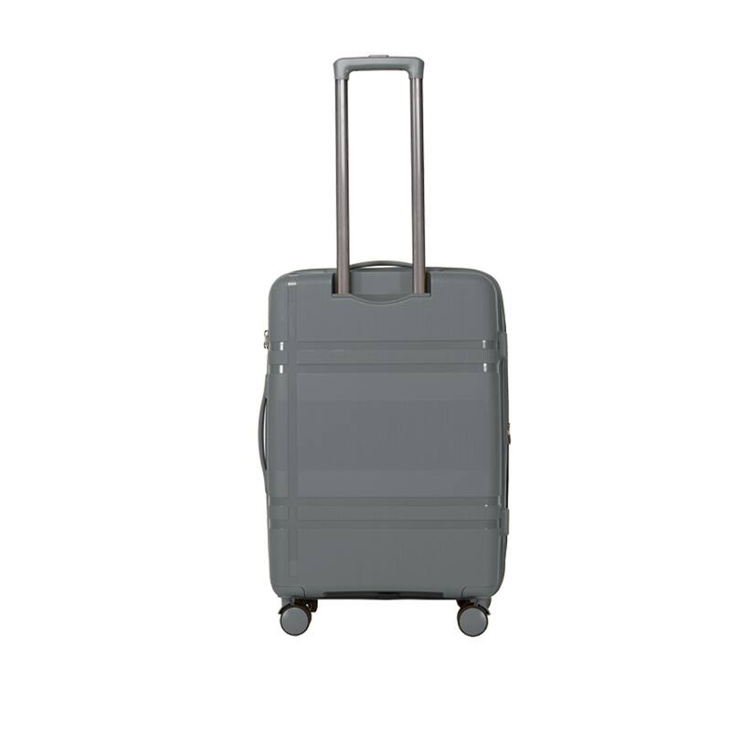6-piece luggage set, expandable hard shell luggage set with rotating wheels