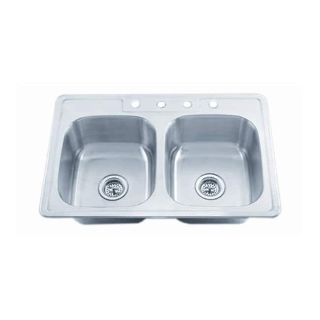 PROFLO Bealeton 32-15/16" Drop In Double Basin Stainless Steel Kitchen