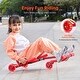 preview thumbnail 6 of 22, Ride on Scooter Zig-Zag Motion Drift Cart with Comfortable Handle and Steel Frame Ideal for Kids - 37.8” x 17.3” x 11.2”