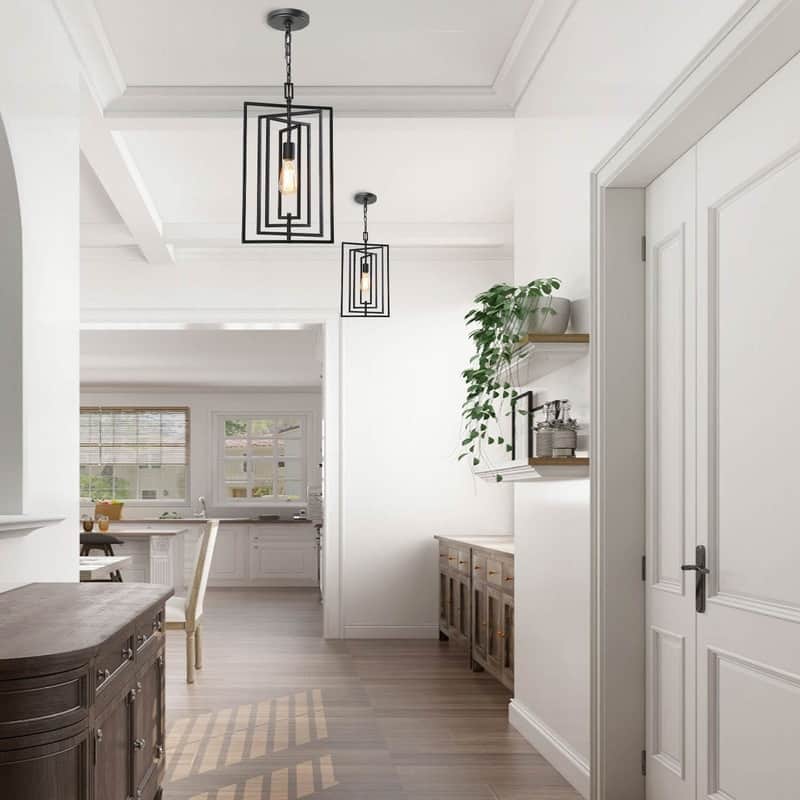 Tarake Modern Farmhouse Island Chandelier 8-light/ 1-light Black Candle Adjustable Lights