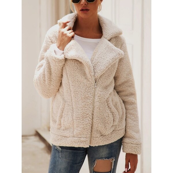 slanted zipper jacket