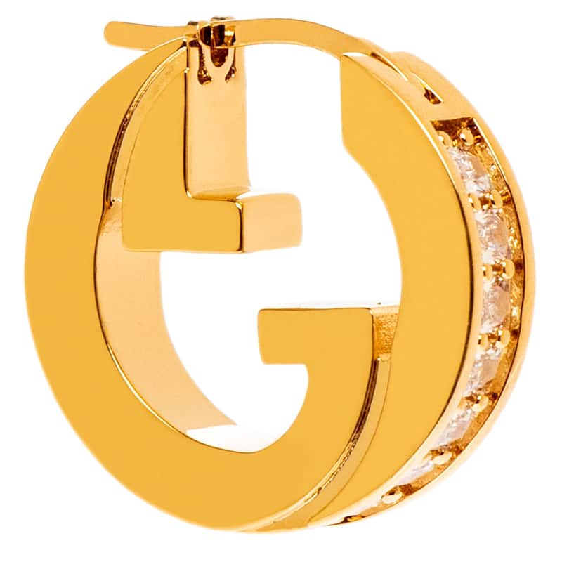 Gucci Blondie Crystal Mini Earrings - Gold-tone