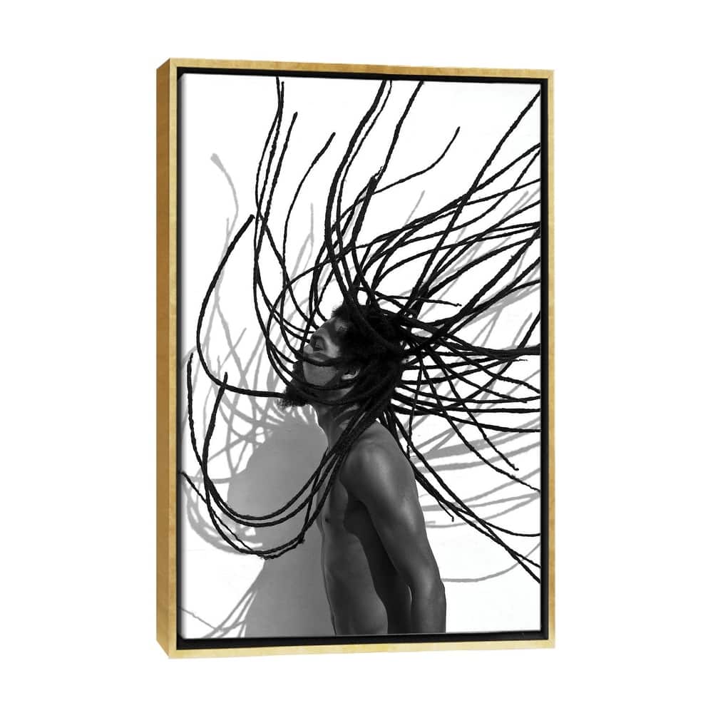 iCanvas "Locs" by Gregory Prescott Framed Canvas Print
