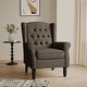preview thumbnail 17 of 76, Button-Tufted Accent Chair Wingback Armchair - 38"H