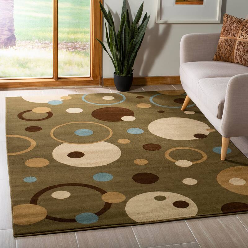 SAFAVIEH Lyndhurst Jetty Traditional Oriental Rug - 5' 3" x 7' 6" - Light Brown - Rectangle