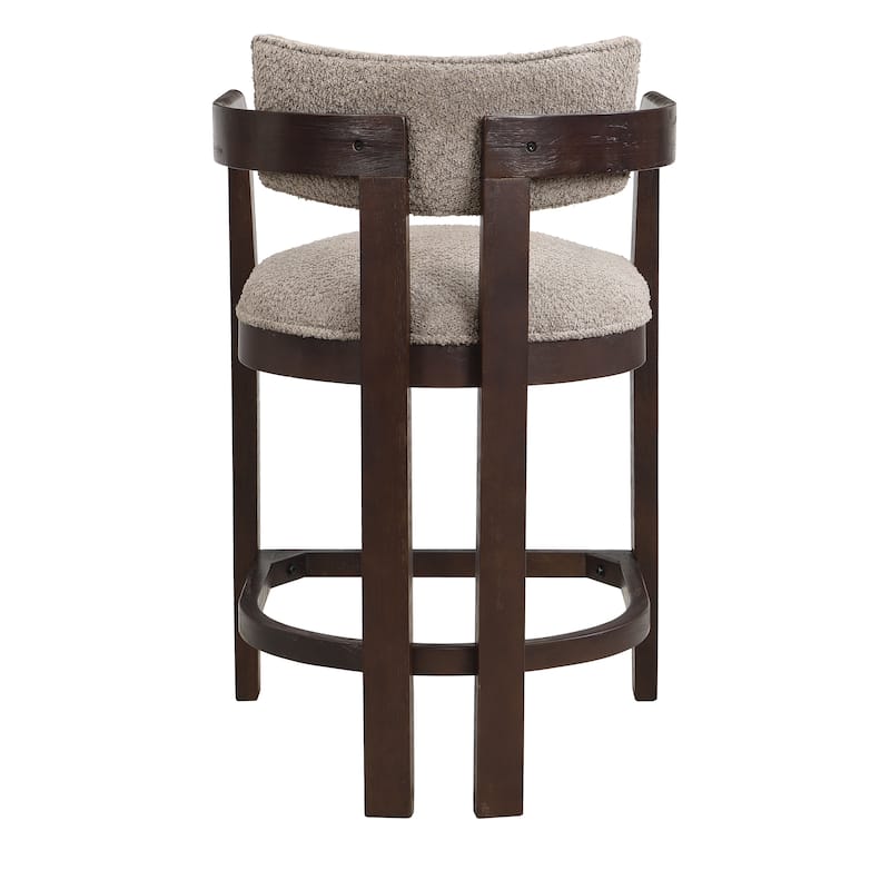 Maribel Upholstered Counter Stools Bar Stools (Set of 2) by Christopher Knight Home