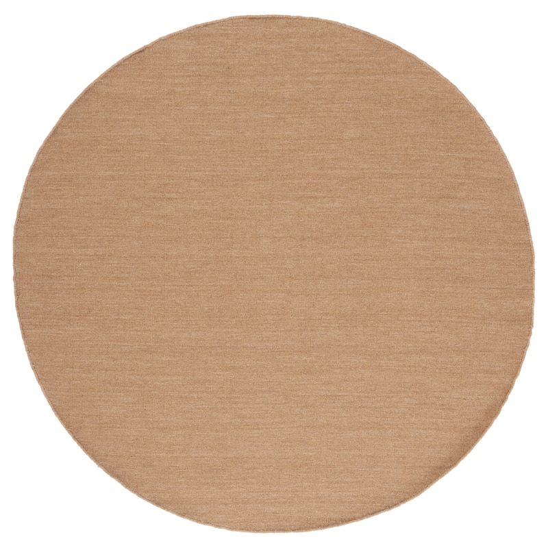 SAFAVIEH Handmade Kilim Aiman Wool Rug - 6' Round - Beige