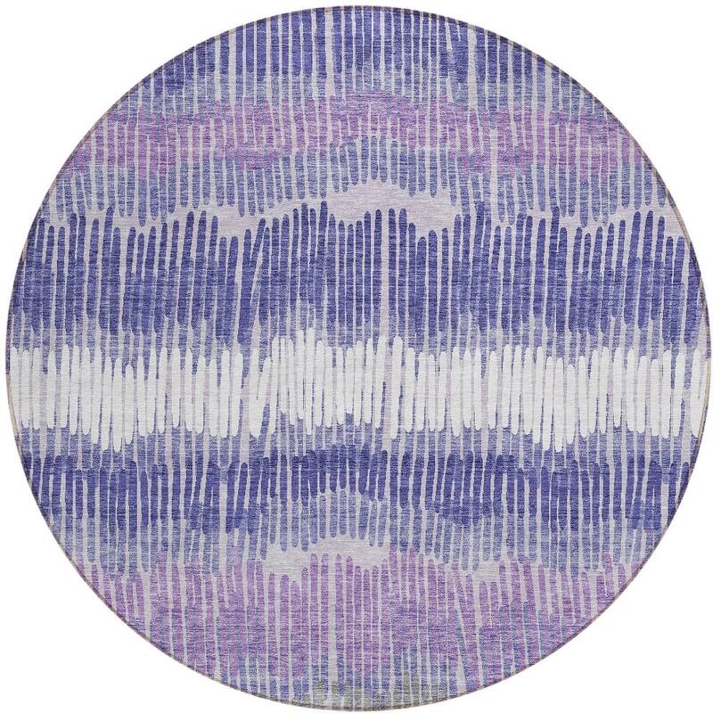 HomeRoots Striped Transitional Rectangle Outdoor Rug