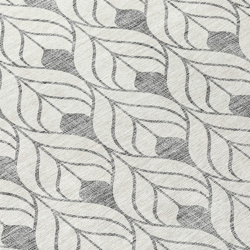 Machine Washable Indoor/ Outdoor Chantille Contempoary Geo Rug