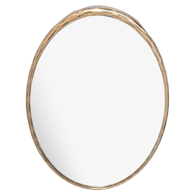 SAFAVIEH Couture Thamara 30-inch Oval Metal Mirror - 30 In W x 2 In D x 40 In H - 30 In W x 2 In D x 40 In H - 30Wx2Dx40H