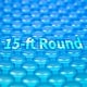 preview thumbnail 20 of 23, 8-mil Solar Blanket for 12-ft Round Above-Ground Pools - Blue - 12' Round 15-ft Round