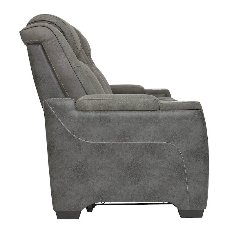 Next-Gen DuraPella Power Reclining Sofa with Adjustable Headrest - 86"W x 40"D x 43"H