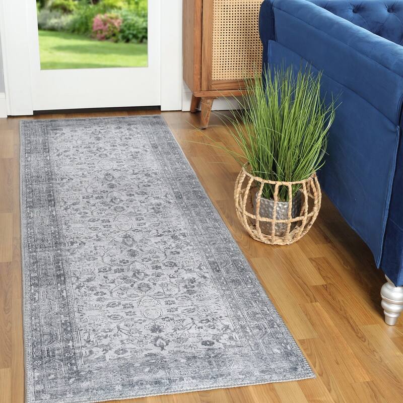Superior Anwen Abstract Medallion Indoor Runner or Area Rug