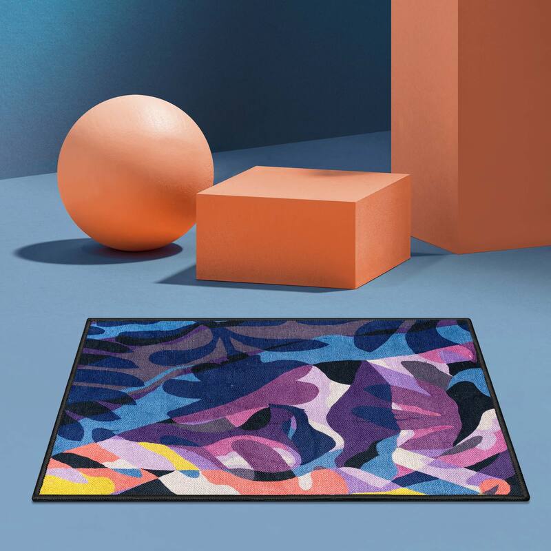 Well Woven x Misha Tyutyunik Sunday Jungle Nocturne Rug