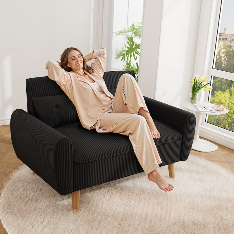 Futzca 48" Modern Loveseat Sofa