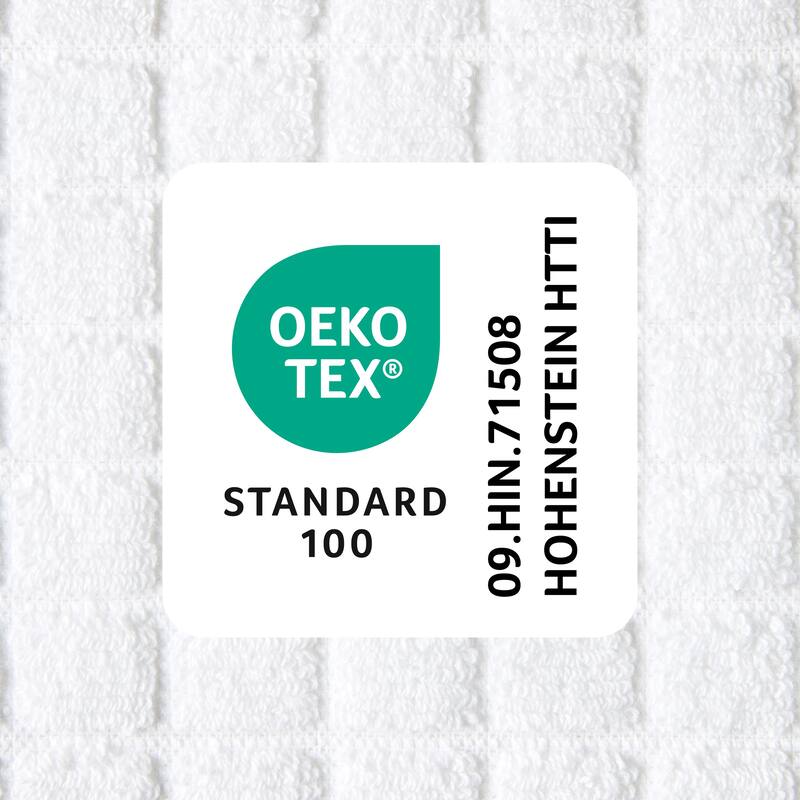 TOWN & COUNTRY EVERYDAY 4-Piece Textured Windowpane Washcloth Set, 13x13-Inch, 100% Cotton - 13"x13"