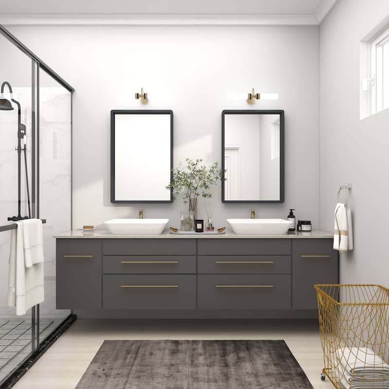 White Marble Oval or Rectangular Tray with Gold Twisted Leaf Handles