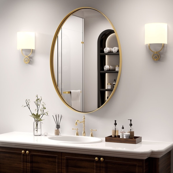 Oval hollywood mirror outlet