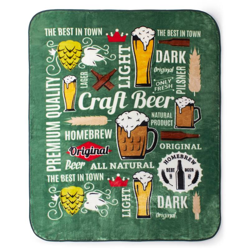 Hi Pile 60x80 Oversized Luxury Throw - Beer