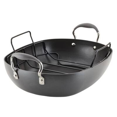 Farberware GOLDEN BAKE Bakeware Nonstick Loaf Pan Set, 2-Piece, Gray