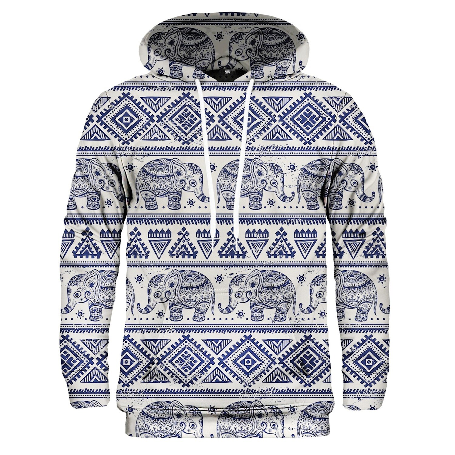 elephant print hoodie