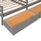 preview thumbnail 18 of 16, Dual Twin Size Platform Beds with Canopy Design and Underbed Storage Drawers