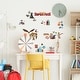 preview thumbnail 2 of 4, DC League Of Super-Pets Peel and Stick Wall Decals by RoomMates