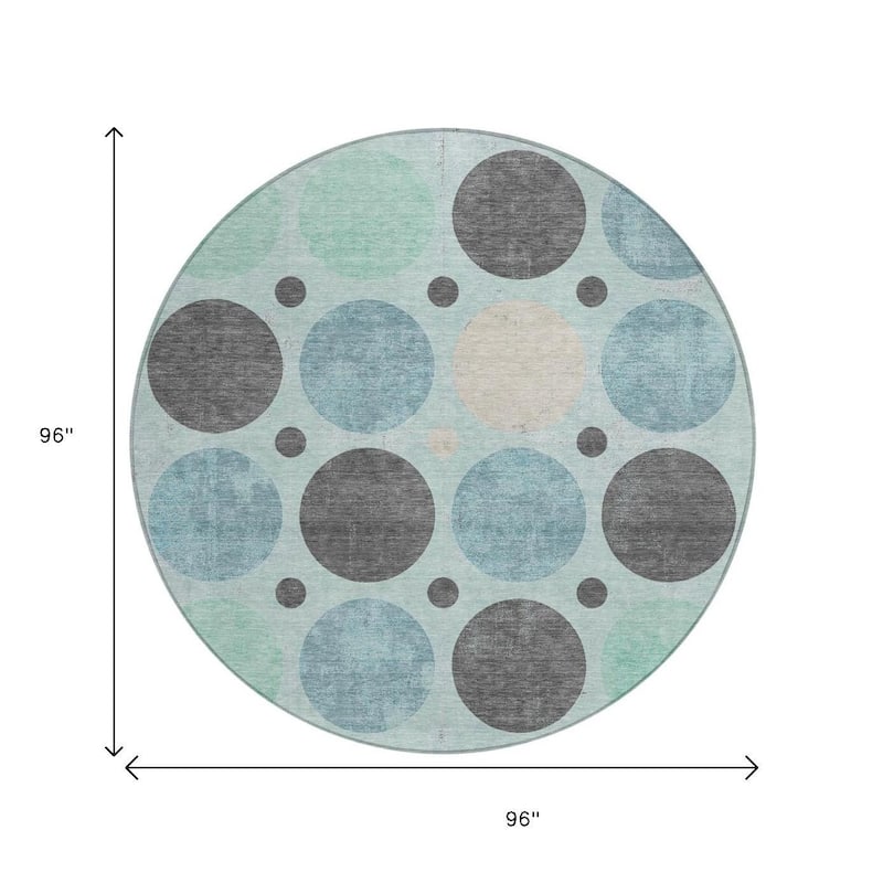 HomeRoots Geometric Transitional Rectangle Outdoor Rug