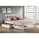 preview thumbnail 5 of 26, Poppy Solid Wood Twin or Full Size Bed Full White Storage - White