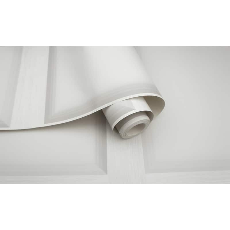 Modern Faux Wood Panel Non-Pasted Wallpaper - 396 in x 20.8 in