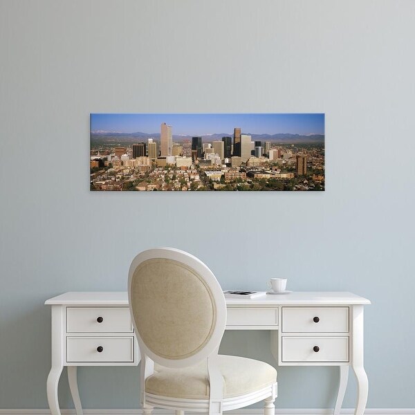 Easy Art Prints Panoramic Images's 'Skyscrapers in a city, Denver, Colorado, USA' Premium Canvas Art
