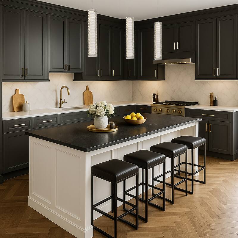 Nova LED 16 Inch Mini Pendant Polished Nickel Finish K9 Crystal - Polished Nickel