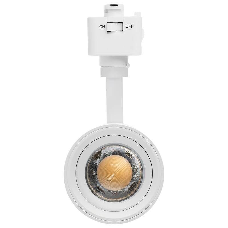 15W LED Track Head J-Style 20 to 50 Degree Adjustable Beam Spread CCT Selectable Matte White - Matte White