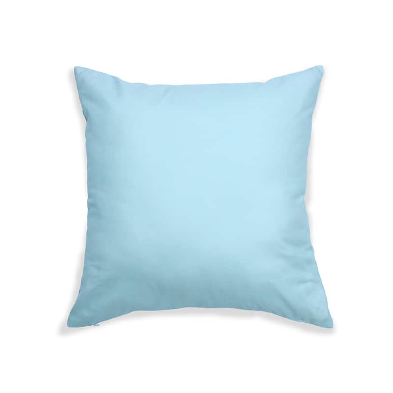 Lemon Tree Sun Square Blue/Yellow Decorative Pillow