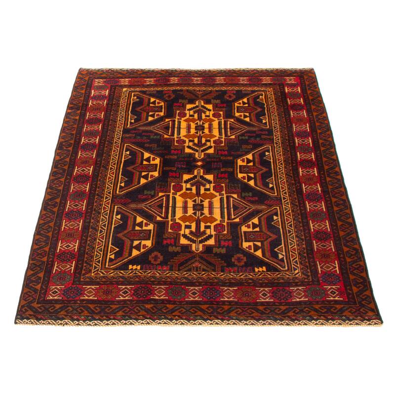Teimani Navy Rug 4'5" x 6'3" - 4'5 x 6'3