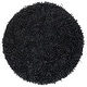 preview thumbnail 104 of 177, SAFAVIEH Handmade Leather Shag Carlijn Modern Decorative Rug 6' Round - Black - Round