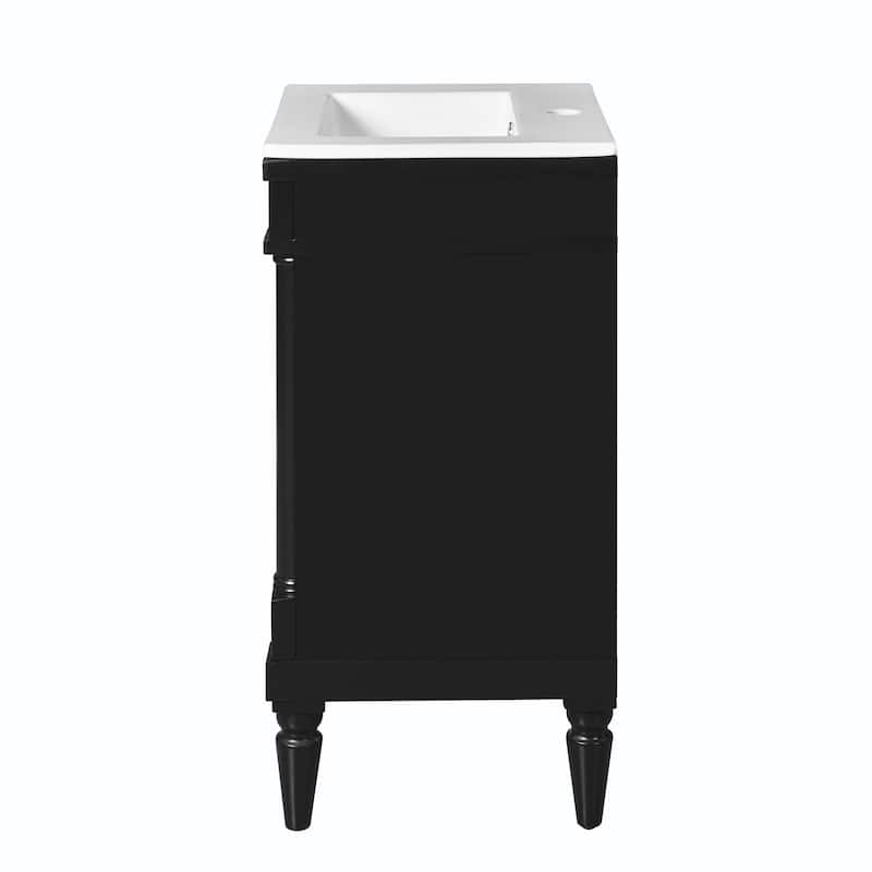 18-Inch Modern Bathroom Vanity with Sink