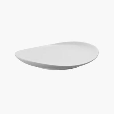 6-Inch White Porcelain Dessert Plate