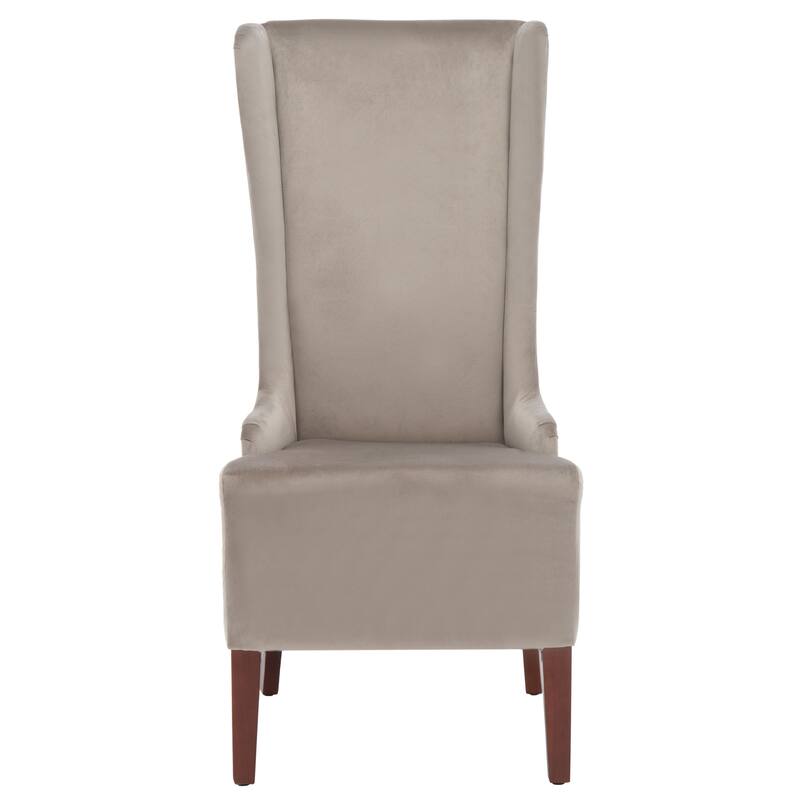 SAFAVIEH Iesha Bacall Velvet Dark Champagne Dining Chair - 24" x 28.3" x 47" - 24"Wx28"Dx47"H