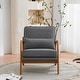 preview thumbnail 25 of 27, Mid Century Modern Upholstered Accent Chair